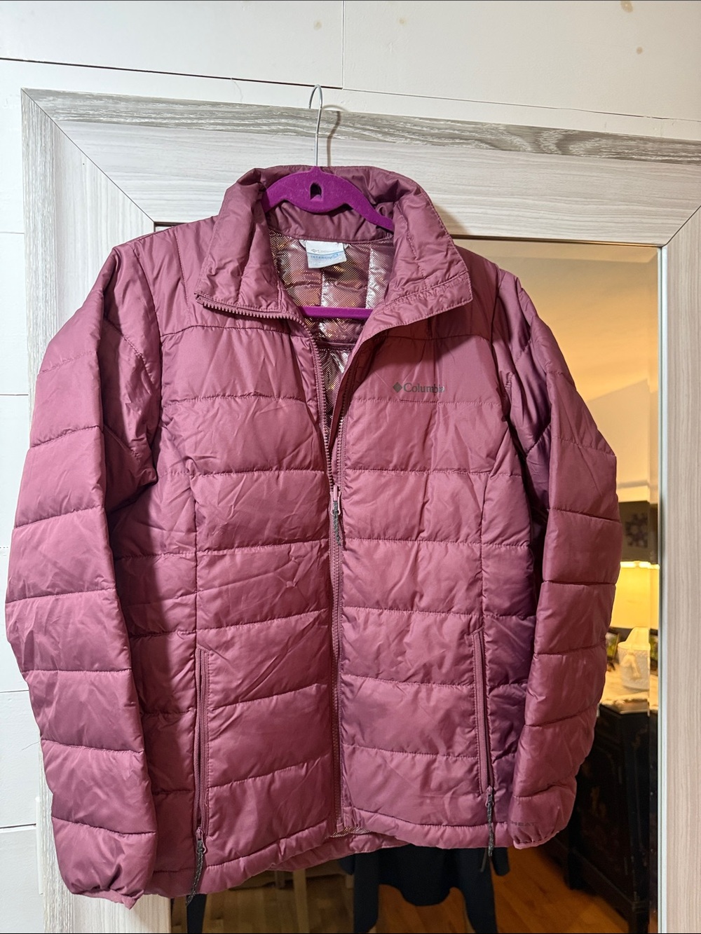 Columbia Women's Rose Pink Quilted Packable Puffer Jacket